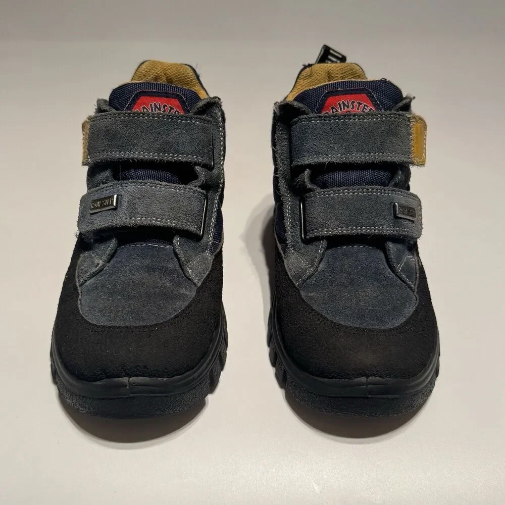 Naturino Boys Leather Shoes Size Us 11 Eu 29 Blue Wool Lined Rain Step